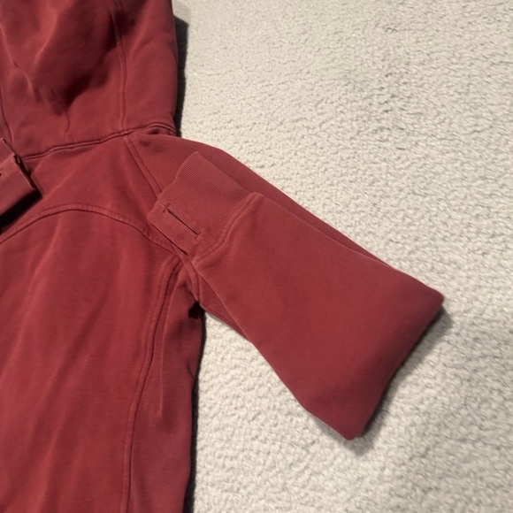 Lululemon Scuba Full Zip Hoodie size 2 mlwi mulled wine gold - Picture 9 of 14